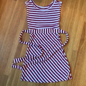 100% Certified Organic Cotton Striped Dress